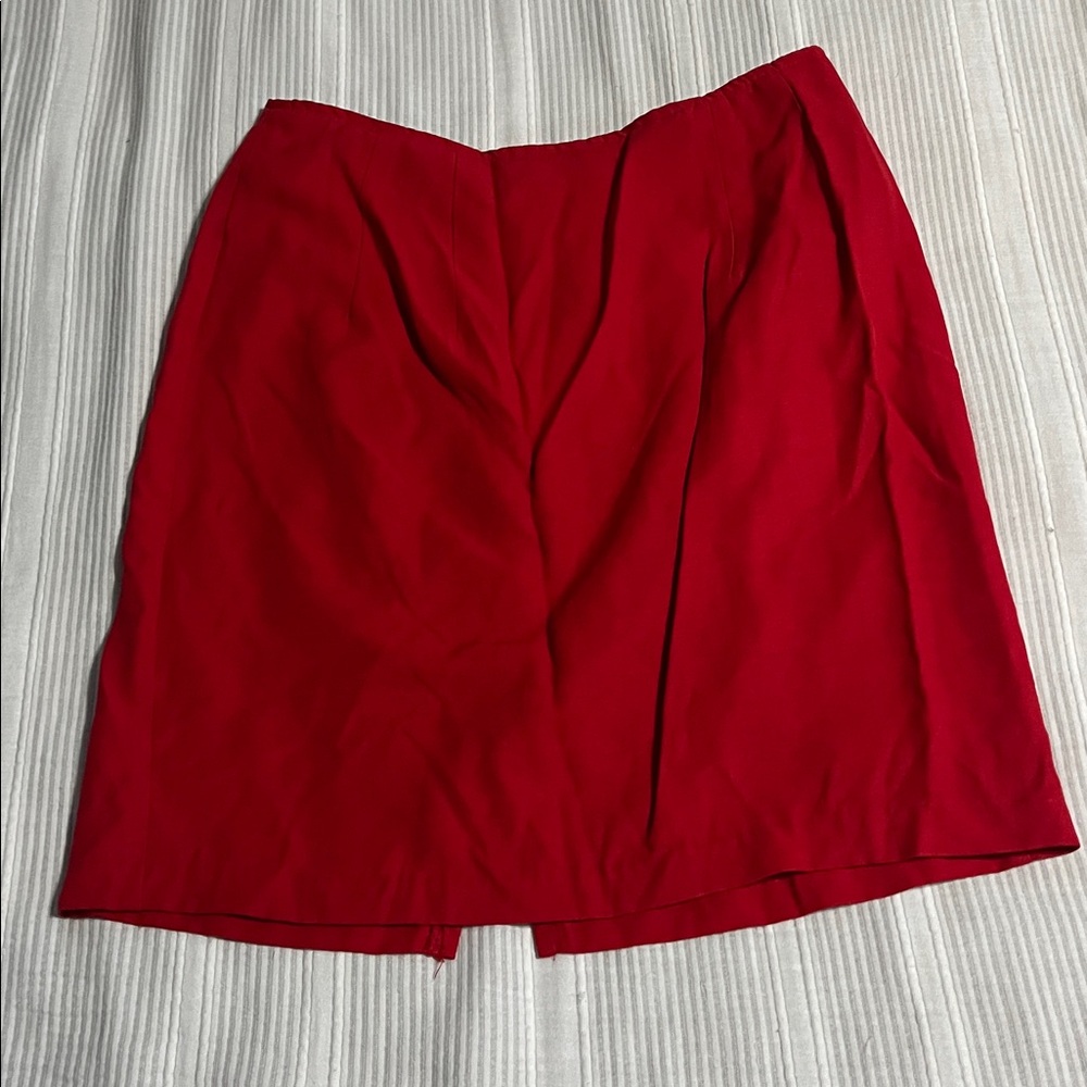Elegant Red Skirt